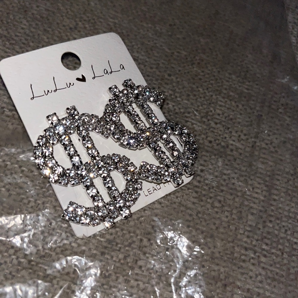 Dollar Sign Earrings
